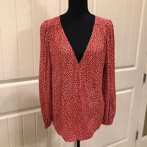 NWT Madewell Kinston Side-Button Wrap Top size XXL